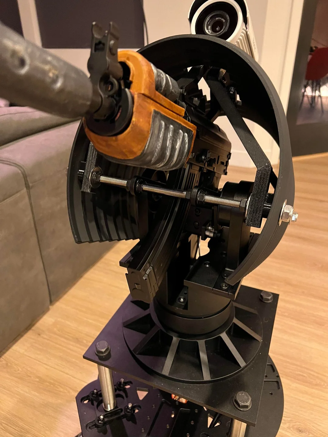 Rust Auto Turret Life Size DIY Statue