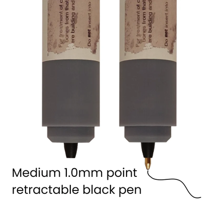 Rust Med Stim Retractable Pen